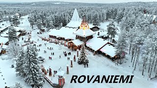 Santa Claus Village just before Christmas  Rovaniemi Lapland Finland Europe  Arctic Circle [upl. by Ardnael]