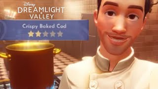 How to make Crispy Baked Cod Recipe  Disney Dreamlight Valley [upl. by Iah371]