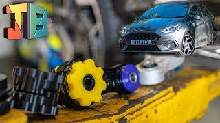 MK8 Fiesta ST  PowerFlex Lower Torque Mount Installation amp Review  First Service 🔧 [upl. by Epuladaug]