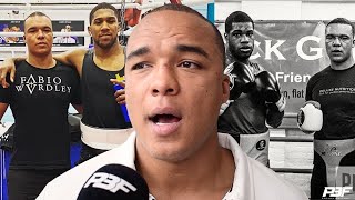 FABIO WARDLEY SPARRED ANTHONY JOSHUA AND DANIEL DUBOIS BREAKS IT DOWN JOYCE VS CHISORA CLARKE [upl. by Leahcym]