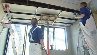 How to Install Metal Furring Channel Ceiling [upl. by Ennair]