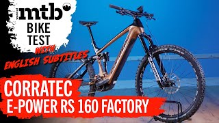 Corratec RS 160 Factory I Bike Test I All Mountain E MTB I Bosch Performance CX Smart System I 160mm [upl. by Ayahc]