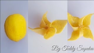 HOW TO MAKE LEMON GARNISH [upl. by Milicent308]