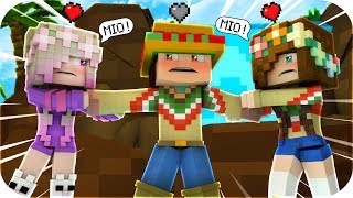 👉 ¡2 CHICAS ENAMORADAS SE PELEAN POR MI 😍💕 ¡AMOR EN MINECRAFT [upl. by Melanie399]