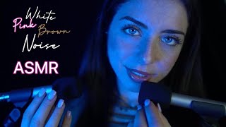 ASMR EAR TO EAR SOFT SPOKEN amp WHITE PINK BROWN NOISE ✨ [upl. by Calle504]