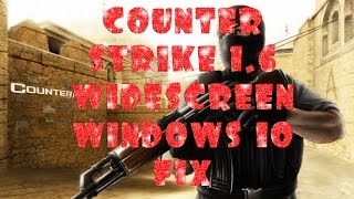 How to set full WIDESCREEN in Counter Strike 16 on Windows 10 ✅ [upl. by Yeldoow975]