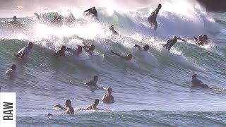 MICK FANNING ALWAYS GETS HIS WAVE RAW SURFING [upl. by Volney234]