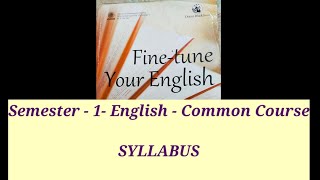 MGUniversity  UG Syllabus  Common Course English [upl. by Enelime173]