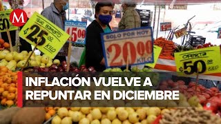 Inflación en México sube en la primera quincena de diciembre Inegi [upl. by Cristina534]