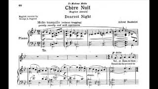 Alfred Bachelet  Chère Nuit Dear Night [upl. by Harshman]