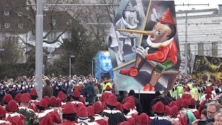 Basler Fasnacht 2024 Cortege am Mittwoch [upl. by Nerha]