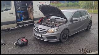 Mercedes A180 P145392 The Function Of Component Diesel Particulate Filter Is Not OK [upl. by Derwin]