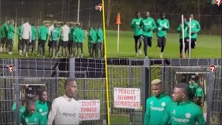 Equipe Nationale Galop d’entraînement des lions à Amiens avec Amara diouf  Sadio Mané et Lopy [upl. by Synned47]