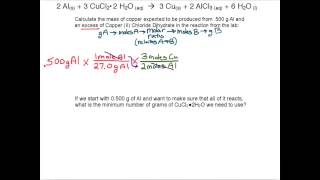 Stoichiometry Lab Calculations Video [upl. by Culbert]