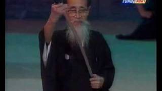 Katori Shinto Ryu Eurosport Iaido skills in 92 years old [upl. by Enyaj]