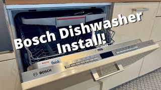 How to Install a Fully Integrated BoschSiemens Dishwasher  Step by Step Tutorial [upl. by Mast]