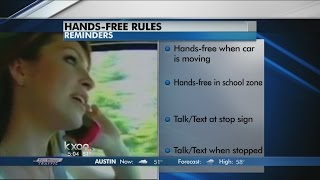 Austin police to start ticketing for handsfree law [upl. by Nnodnarb]