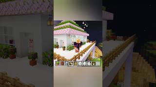 Minecraft Noobs houseMinecraft Animation minecraft shorts [upl. by Enneite]