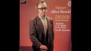 Mozart  Alfred Brendel 1982 Klavierkonzert Bdur KV 450 3  Neville Marriner [upl. by Hazrit]