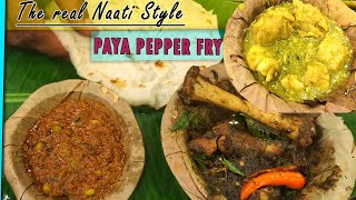 Naati Cafe Koramangala Bengaluru  Karnataka Style Spicy NonVeg Food Bangalore Mutton Paya Must Try [upl. by Gipson]