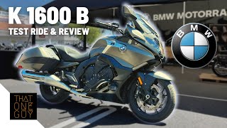 2022 BMW K 1600 B Test Ride and Review  BMW Demo at AampS Motorcycles [upl. by Eiresed]