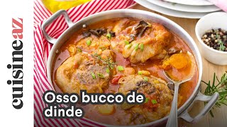 Osso bucco de dinde [upl. by Enaamuj]