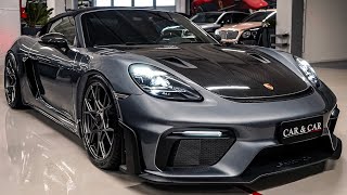 NEW 2024 Porsche 718 Spyder RS Weissach  Interior and Exterior Walkaround [upl. by Coplin]