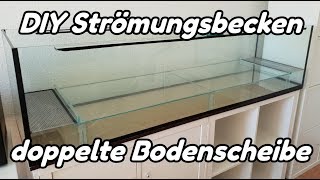 DIY Strömungsbecken  doppelte Bodenscheibe 2 [upl. by Jahdai]