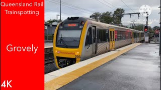 Queensland Rail Trainspotting  Grovely [upl. by Daley755]