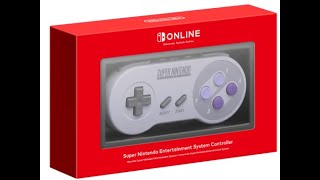 Unboxing Setup SNES controller on switch [upl. by Rhiana]