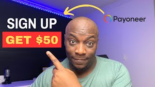 How To Get 50 Signup Bonus On Payoneer  Payoneer Tutorial [upl. by Dellora]