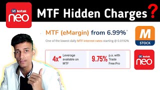 Kotak Neo MTF Trading Charges Vs mStock MTF Charges  Kotak Neo Pay Later MTF  Margin Shortfall [upl. by Yttik]