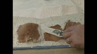 Using Sculptamold and Gypsolite to cover plaster cloth [upl. by Drahnreb]