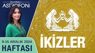 ikizler burcu haftalık burç yorumu 915 Aralık 2024 Astrolog Demet Baltacı astroloji burçlar [upl. by Seaver]