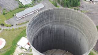 Satsop Nuclear Power Plant DJI Mavic 2 drone flight [upl. by Annabelle]