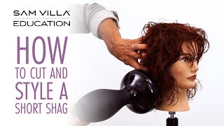 How To Cut and Style a Short Shag [upl. by Sachiko]