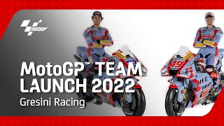 Gresini Racing Team Presentation 2022 [upl. by Busey]