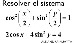 prefacultativo INGENIERÍA sistema de ecuaciones TRIGONOMÉTRICAS umsa  Alejandra huayta [upl. by Aneeuq]