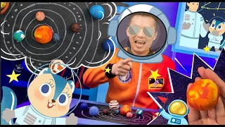 Space amp Astronomy  DIY Play Doh Solar System Planet  Experiment  Arts amp Crafts  Science for Kids [upl. by Gian]