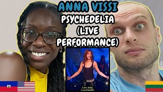 REACTION TO Anna Vissi  Psychedelia Live Performance  FIRST TIME HEARING [upl. by Nylaehs249]