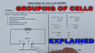 Grouping of cells  Series amp Parallel explained [upl. by Bickart]