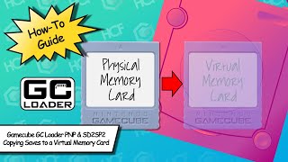 Gamecube GC Loader PNP Copying Saves to a Virtual Memory Card with Swiss amp SD2SP2  How To Guide [upl. by Notyal]