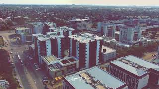 Gaborone Botswana Drone View Point HD [upl. by Einafpets]