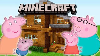 Peppa Pig Family Play Minecraft 107 [upl. by Linzer]