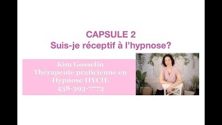 Capsule sur lHypnose 2 quotSUISJE RÉCEPTIF À LHYPNOSE❓quot 😵‍💫 [upl. by Ased]