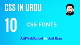 10 CSS in Urdu  Hindi for Beginners  CSS Fonts [upl. by Jauch]