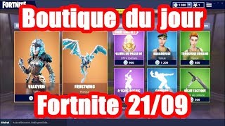 Fortnite  La boutique du jour 21 sept [upl. by Anelav600]