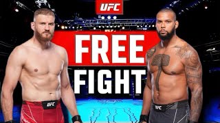 Jan Błachowicz vs Thiago Santos  UFC FREE FIGHT  MMAPlus [upl. by Aihsemek]