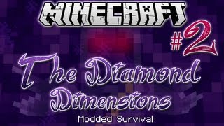 quotBONE KNIGHTS amp CREEPSquot  Diamond Dimensions Modded Survival 2  Minecraft [upl. by Matronna]