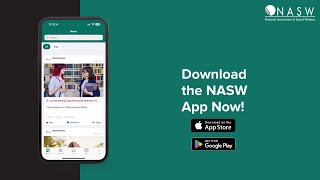 NASWs Enhanced Mobile App  National Association of Social Workers [upl. by Aicele]